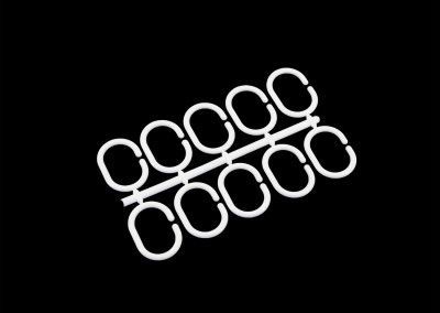 Hook A-1 10  PP White